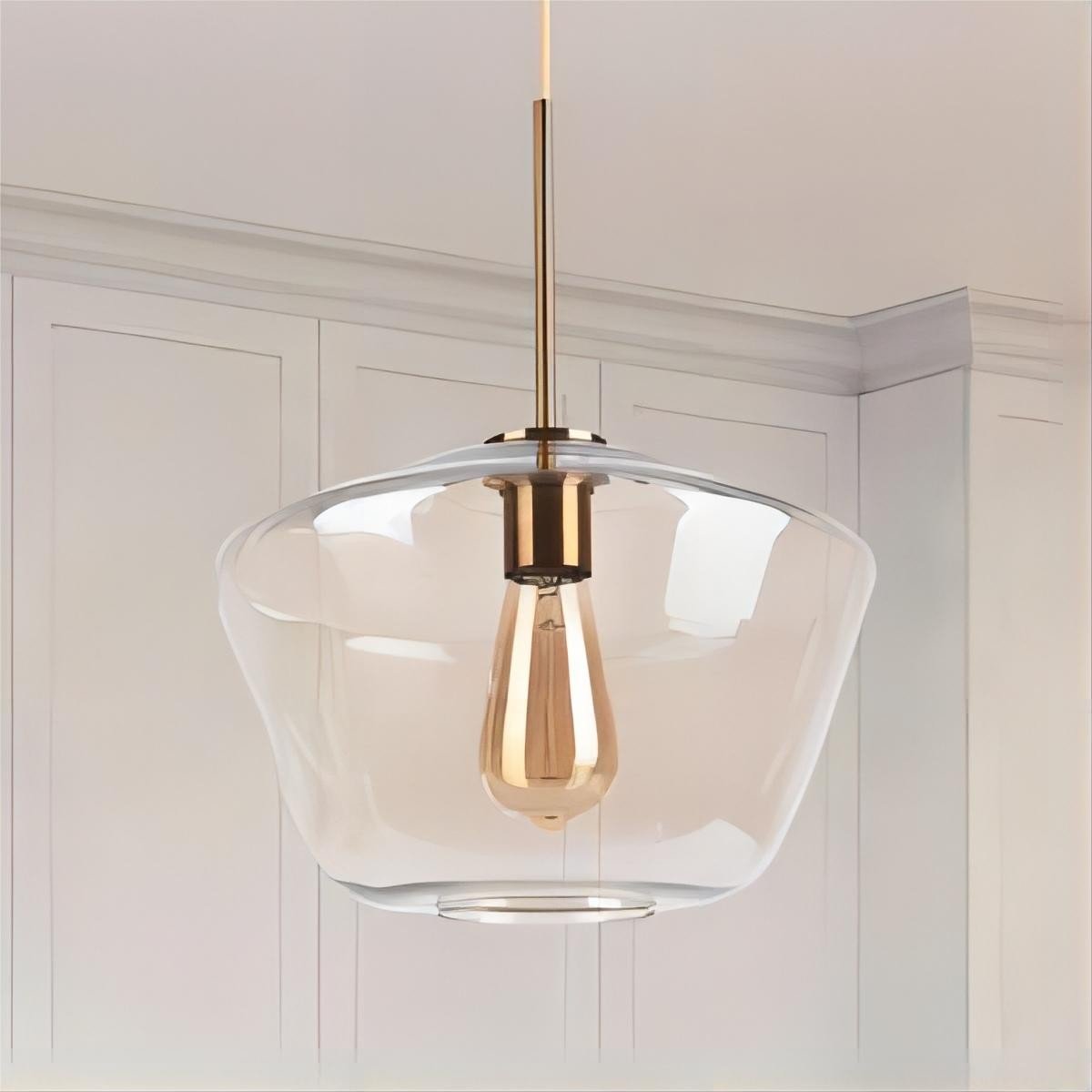 Geometric Glass Pendant Light