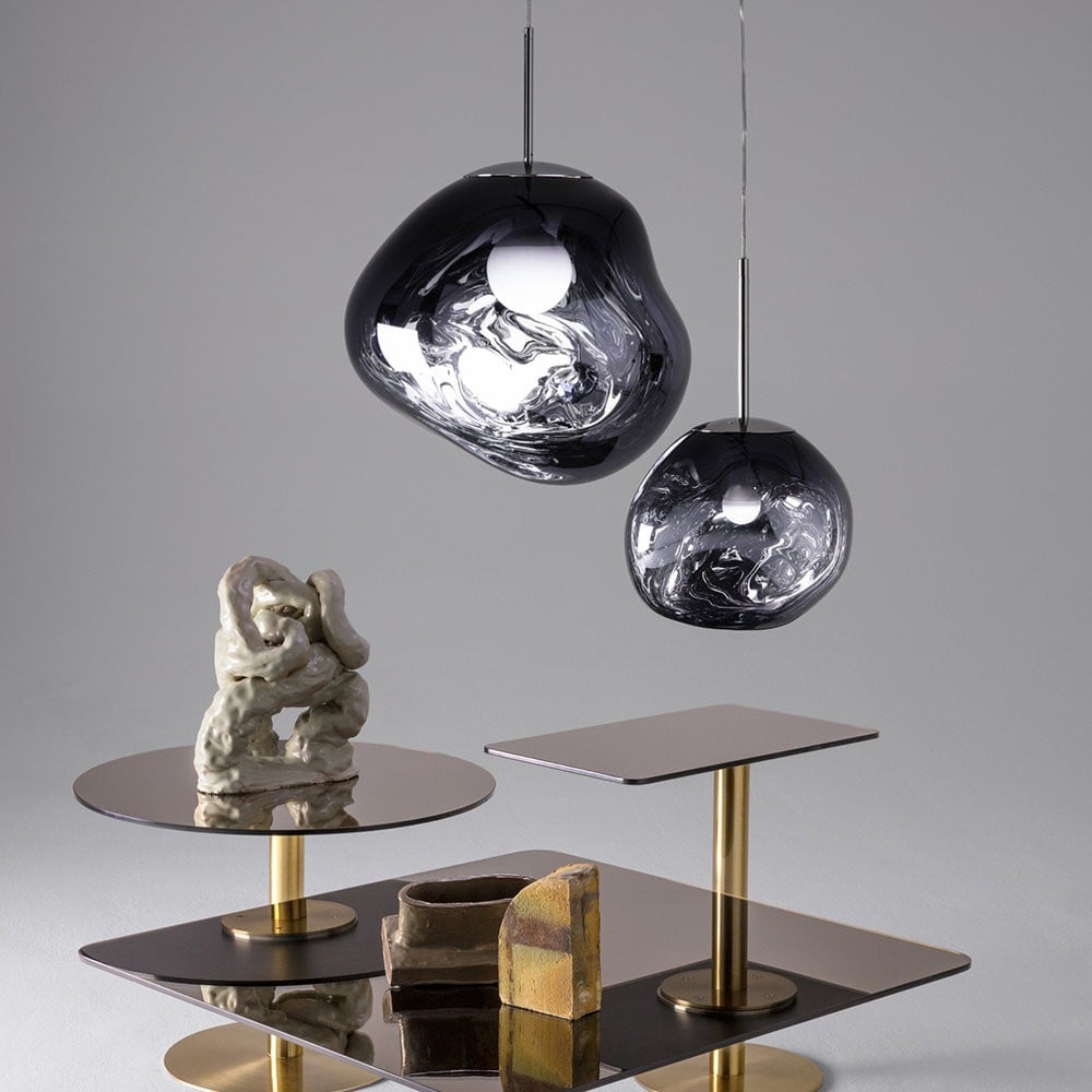 Novelty Vibrant Lava Glass Melt With Futuristic Sense Dining Room Pendant Lamp