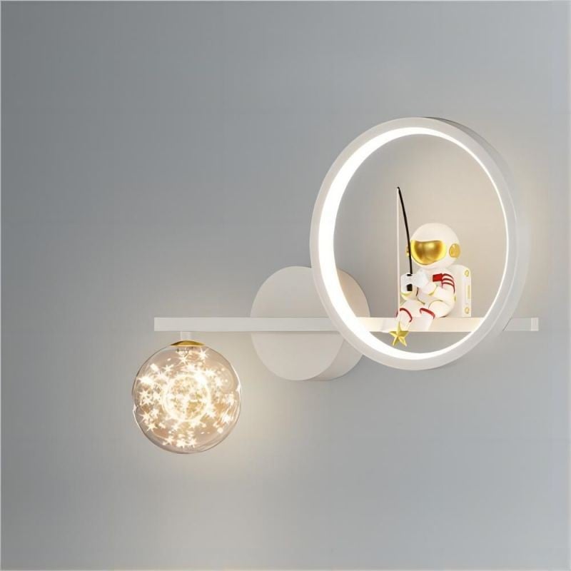 Geometric LED Astronaut Wall Lamp