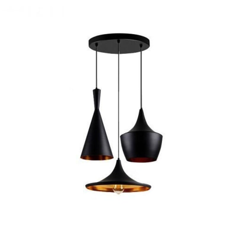 Classic Punk Beat Aluminum handmade Pendant Light With Various Shapes For Restaurant
