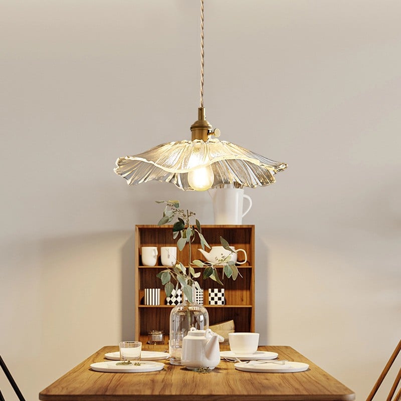 Lotus Glass Pendant Lamp