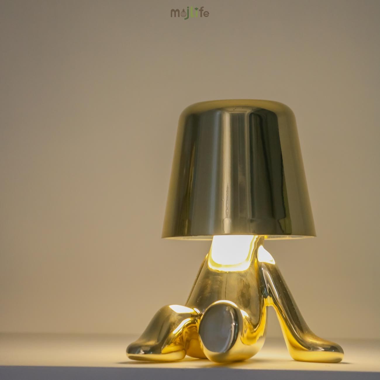 Golden Thinker LED Rechargeable Touch Night Lamp