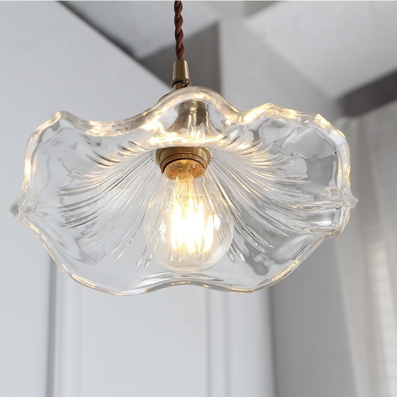 Lotus Glass Pendant Lamp