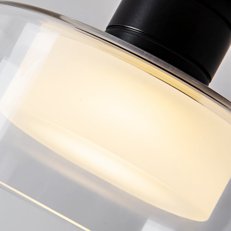 Alessia Nordic Glass Flush Mount Light