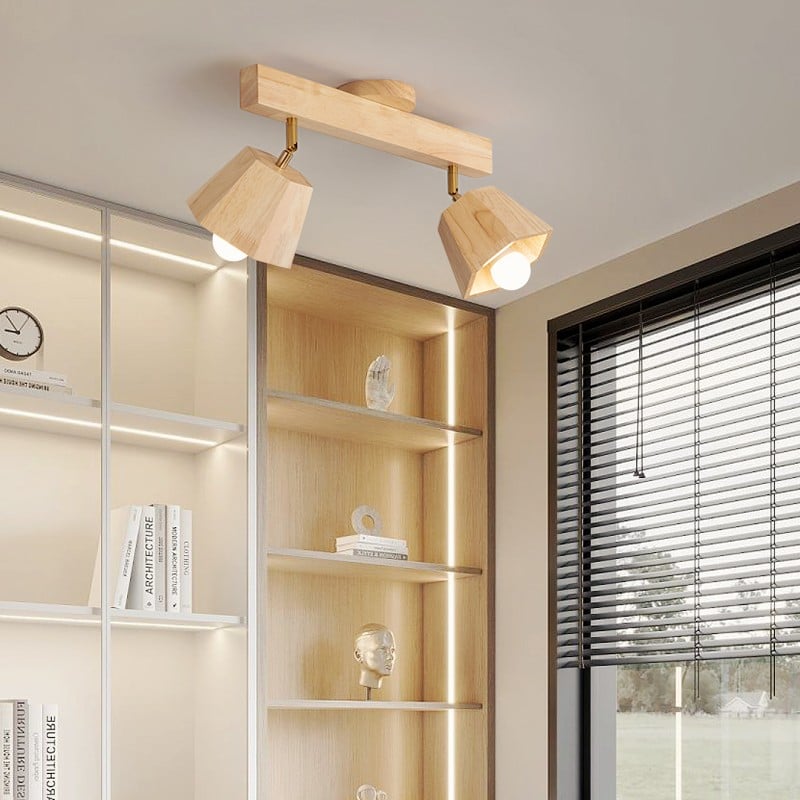 Hexagon Wooden Spotlight
