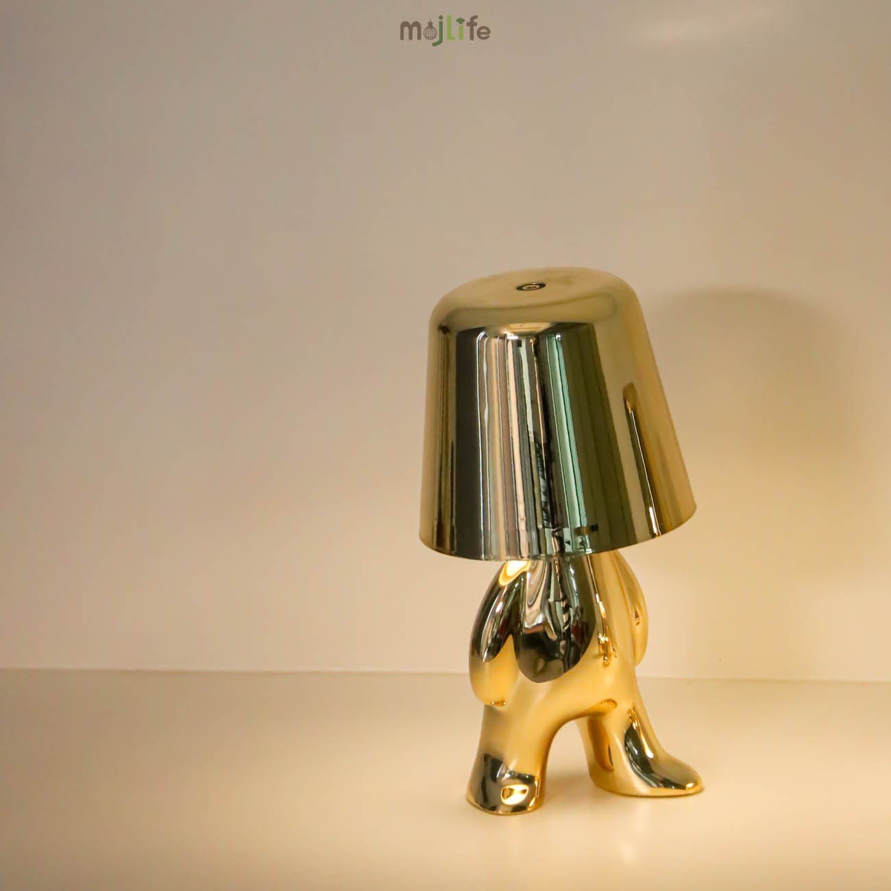 Golden Thinker LED Rechargeable Touch Night Lamp