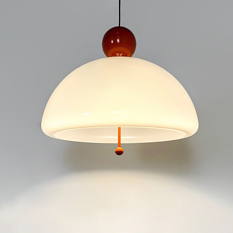 White Jade Glass Restaurant Lamp