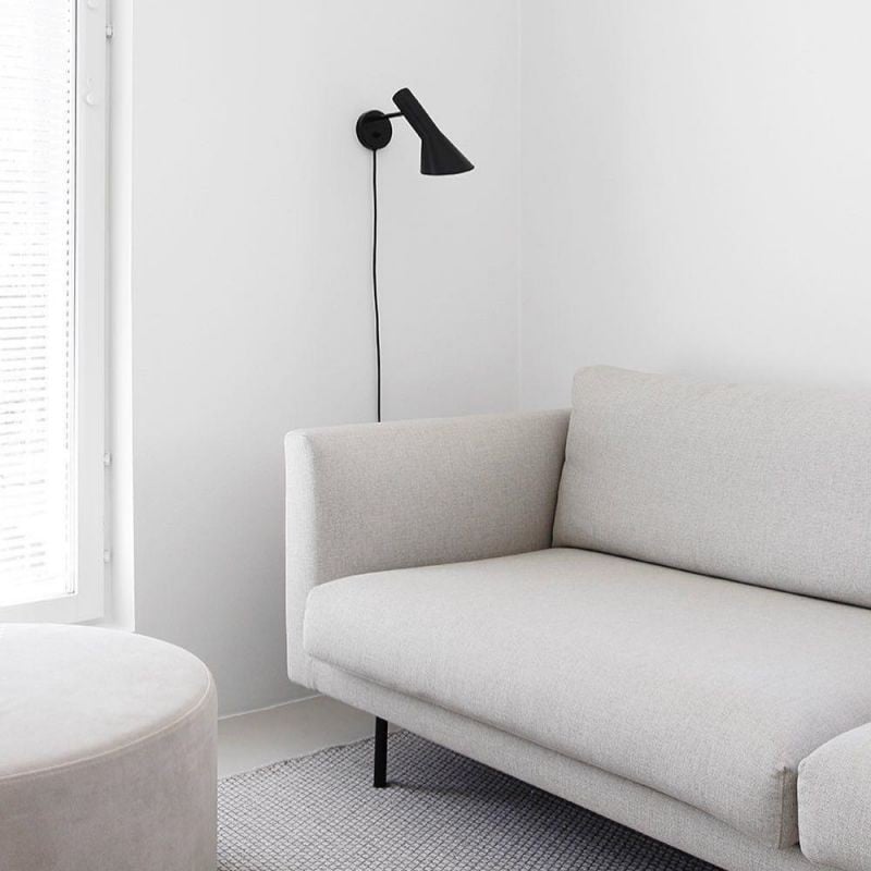 Classic Asymmetrical Metal Wall Lamp