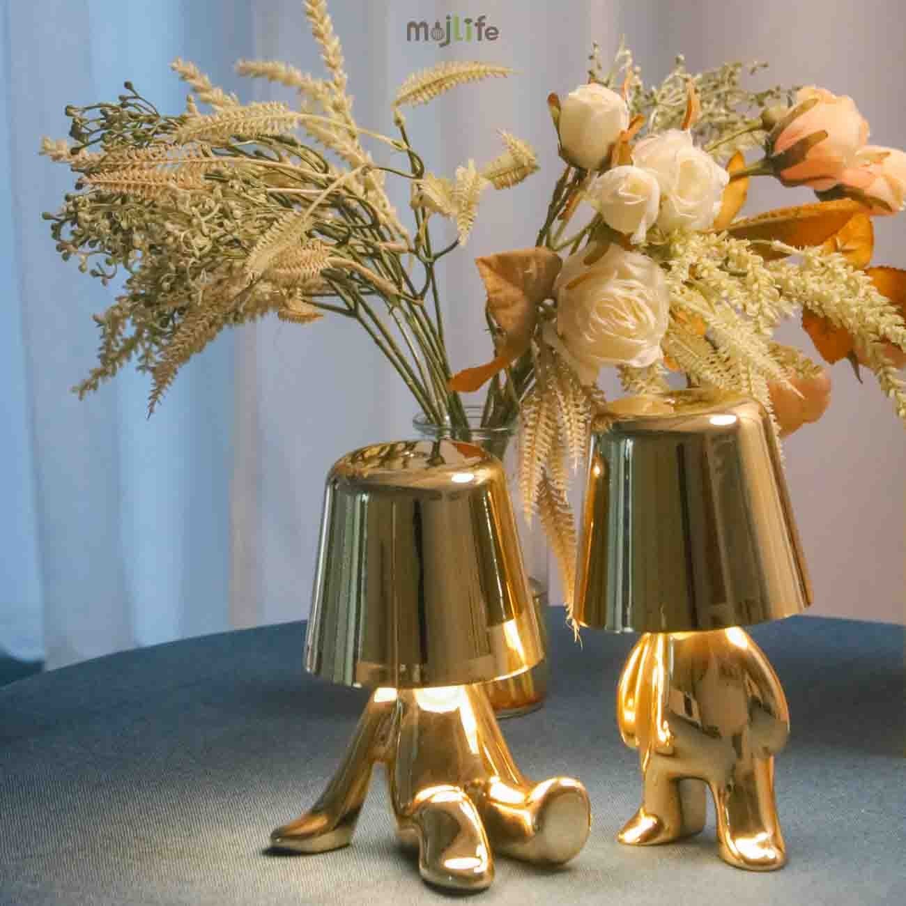 Golden Thinker LED Rechargeable Touch Night Lamp