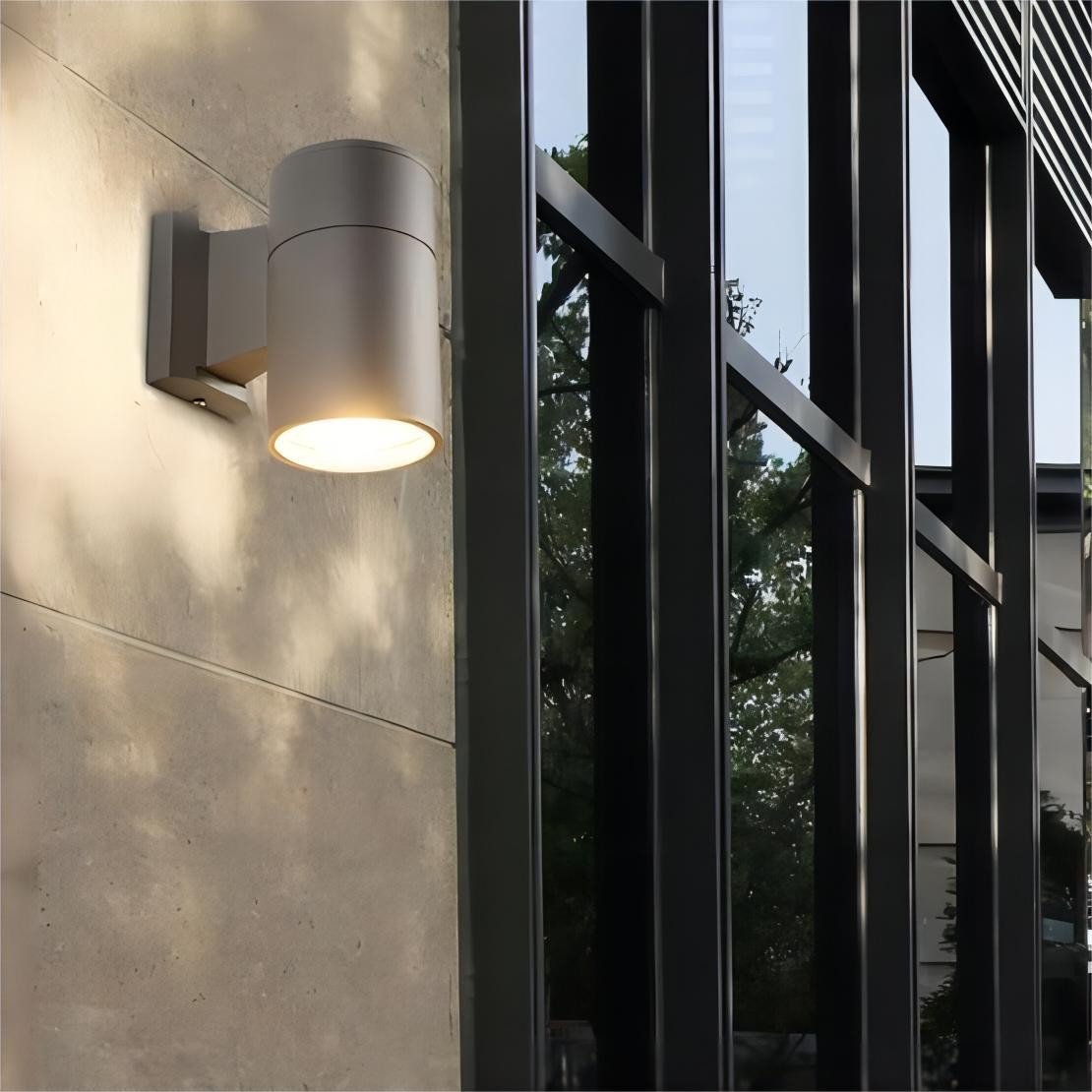 Cylindrical LED Outdoor Wall Lamp