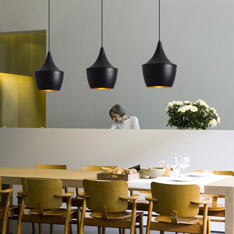 Classic Punk Beat Aluminum handmade Pendant Light With Various Shapes For Restaurant