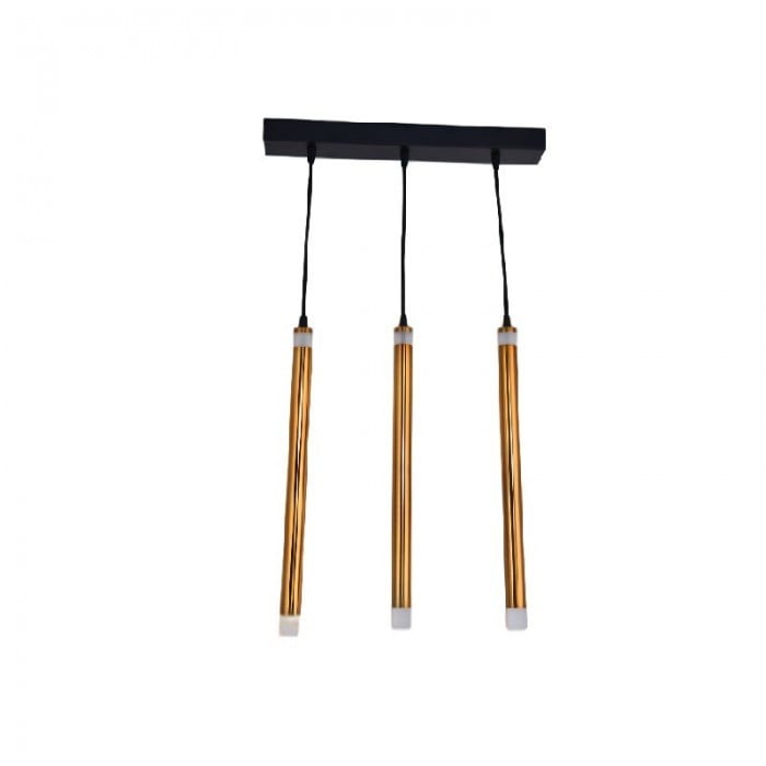 Tube Golden Pendant Lamp