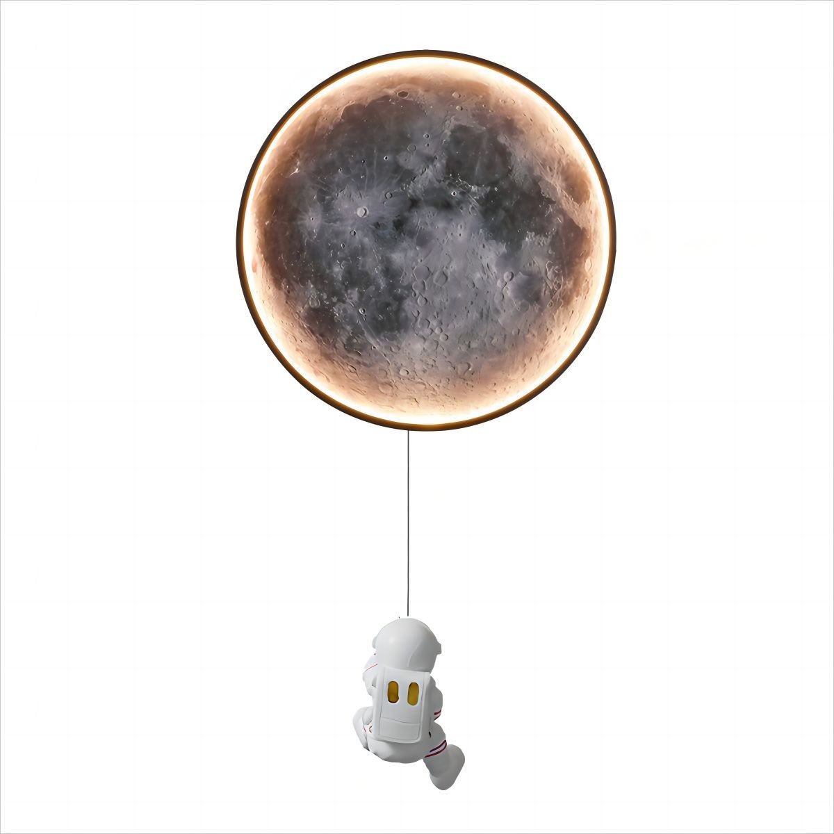 3D Lunar Astronaut Wall Light