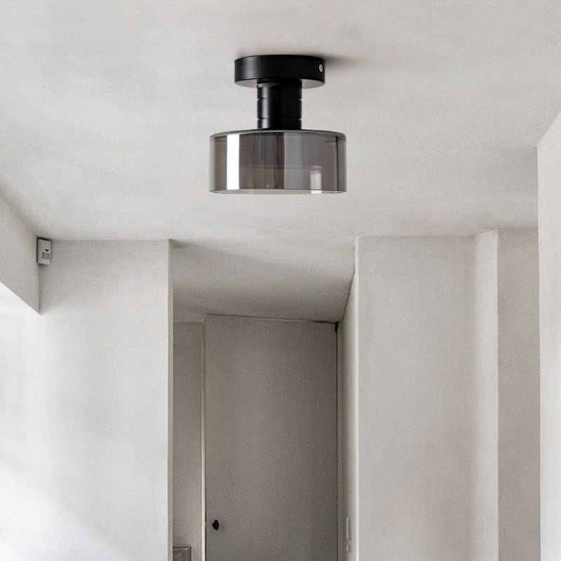 Alessia Nordic Glass Flush Mount Light