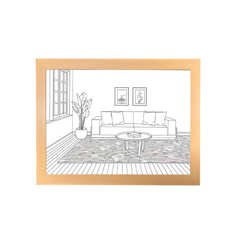 Korean Art Painting Wall Lamp
