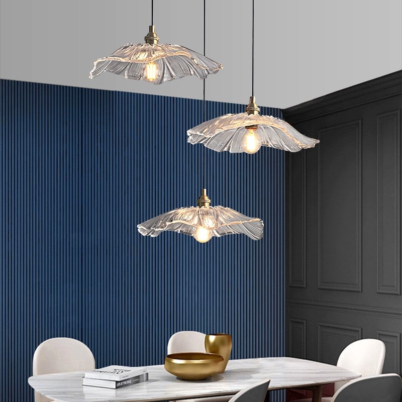 Lotus Glass Pendant Lamp