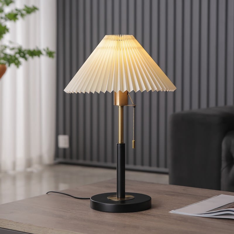 Decorative Pleated Shade Series Lamps