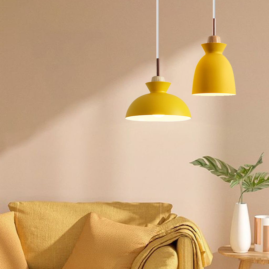 Meagen Macaroon Wood Pendant Light