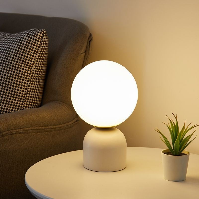 Marble Planet Bedroom Night Light Table Lamp