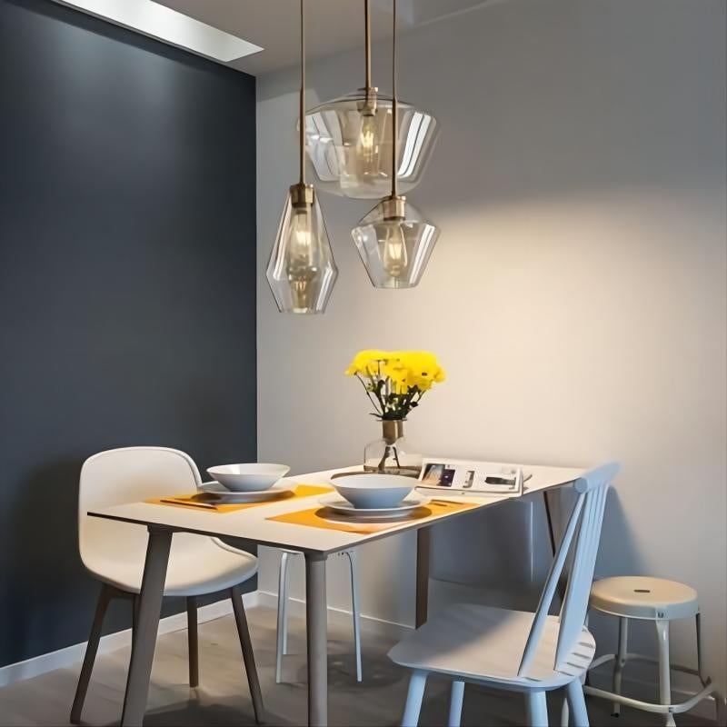 Geometric Glass Pendant Light