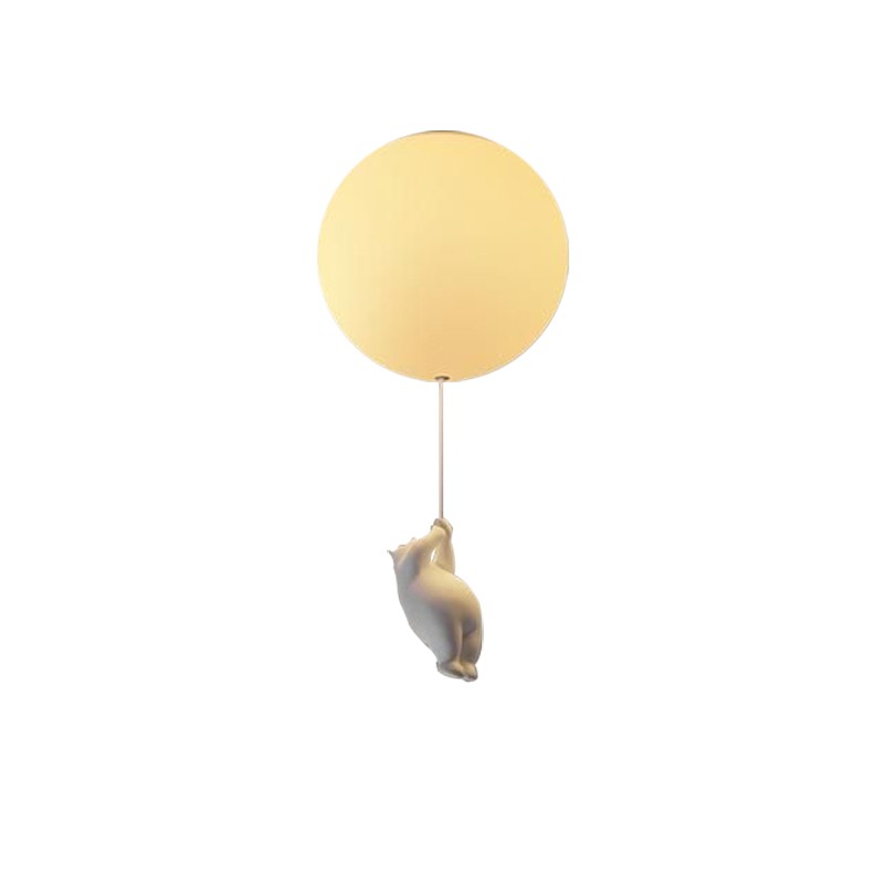 Cartoon Bear Balloon Ceiling Lamp