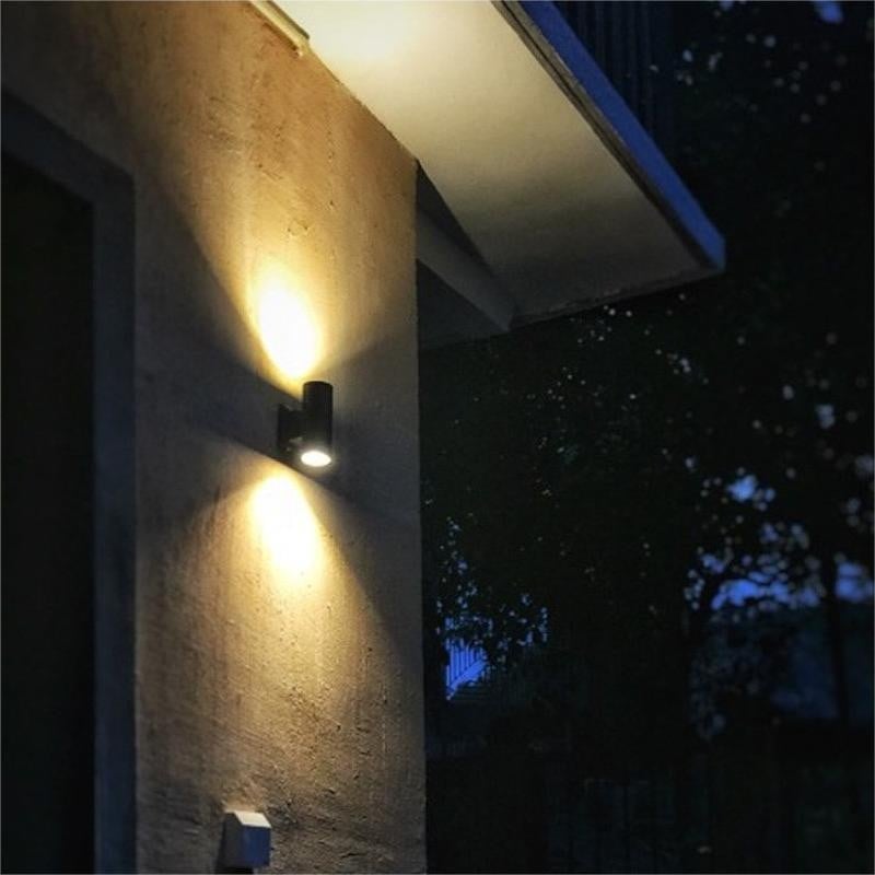 Cylindrical LED Outdoor Wall Lamp