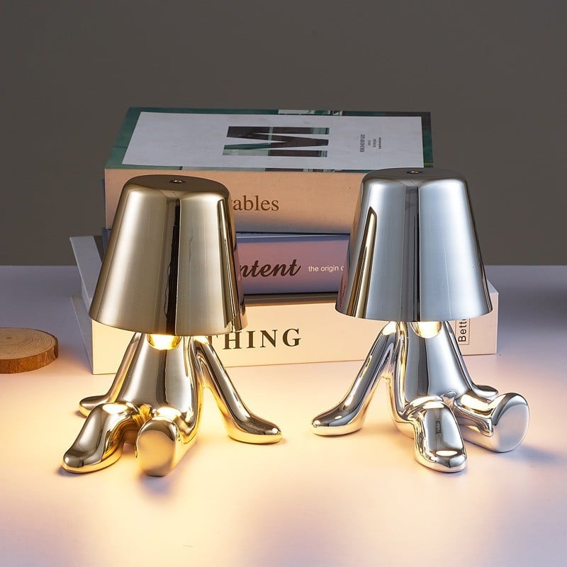 Golden Thinker LED Rechargeable Touch Night Lamp