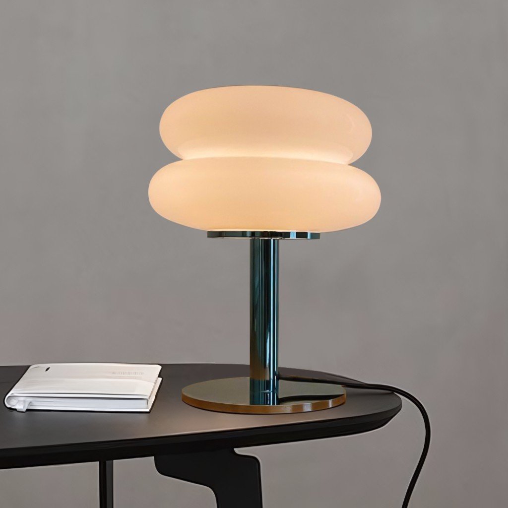 Morris Bauhaus Glass Table Lamp