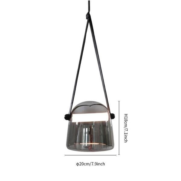 Mona glass pendant lamp