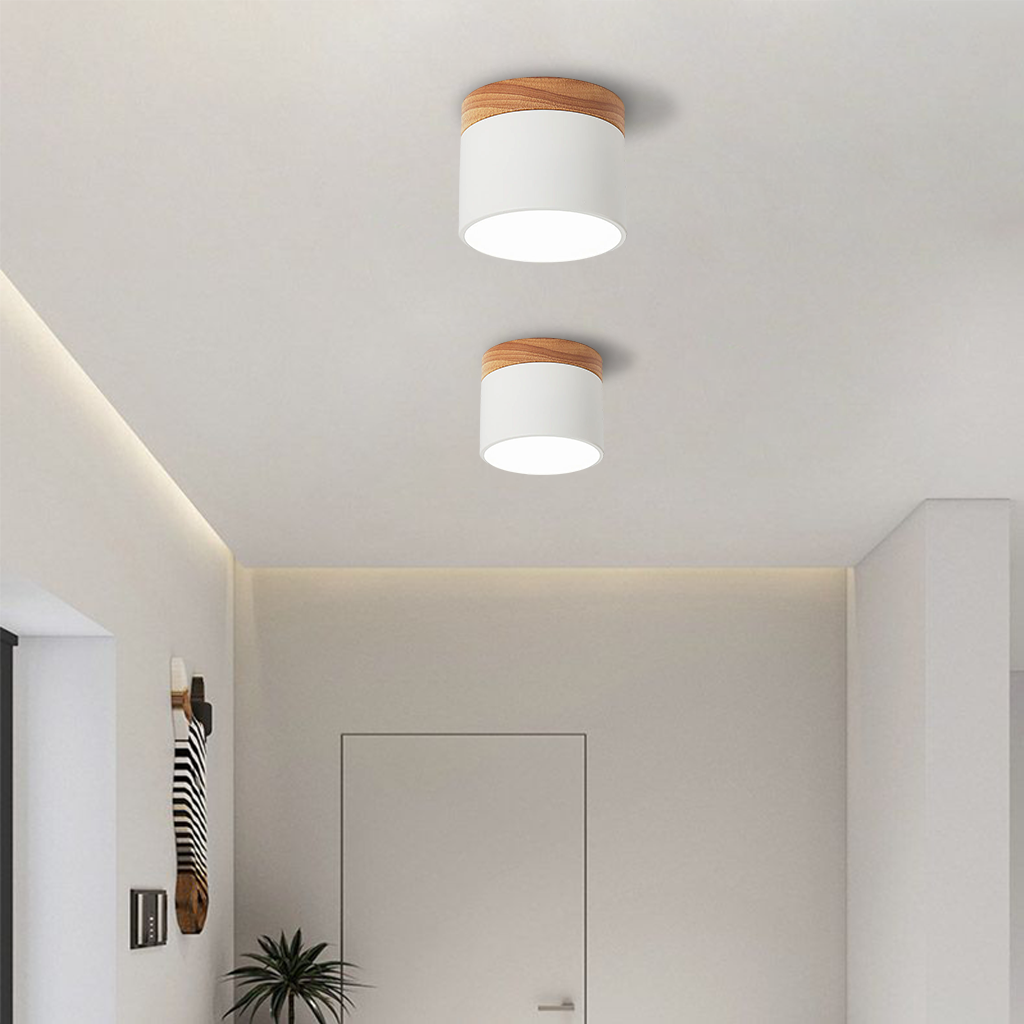 Gupton Cylindrical LED Ceiling Light