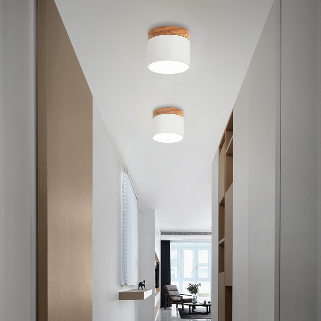 Gupton Cylindrical LED Ceiling Light