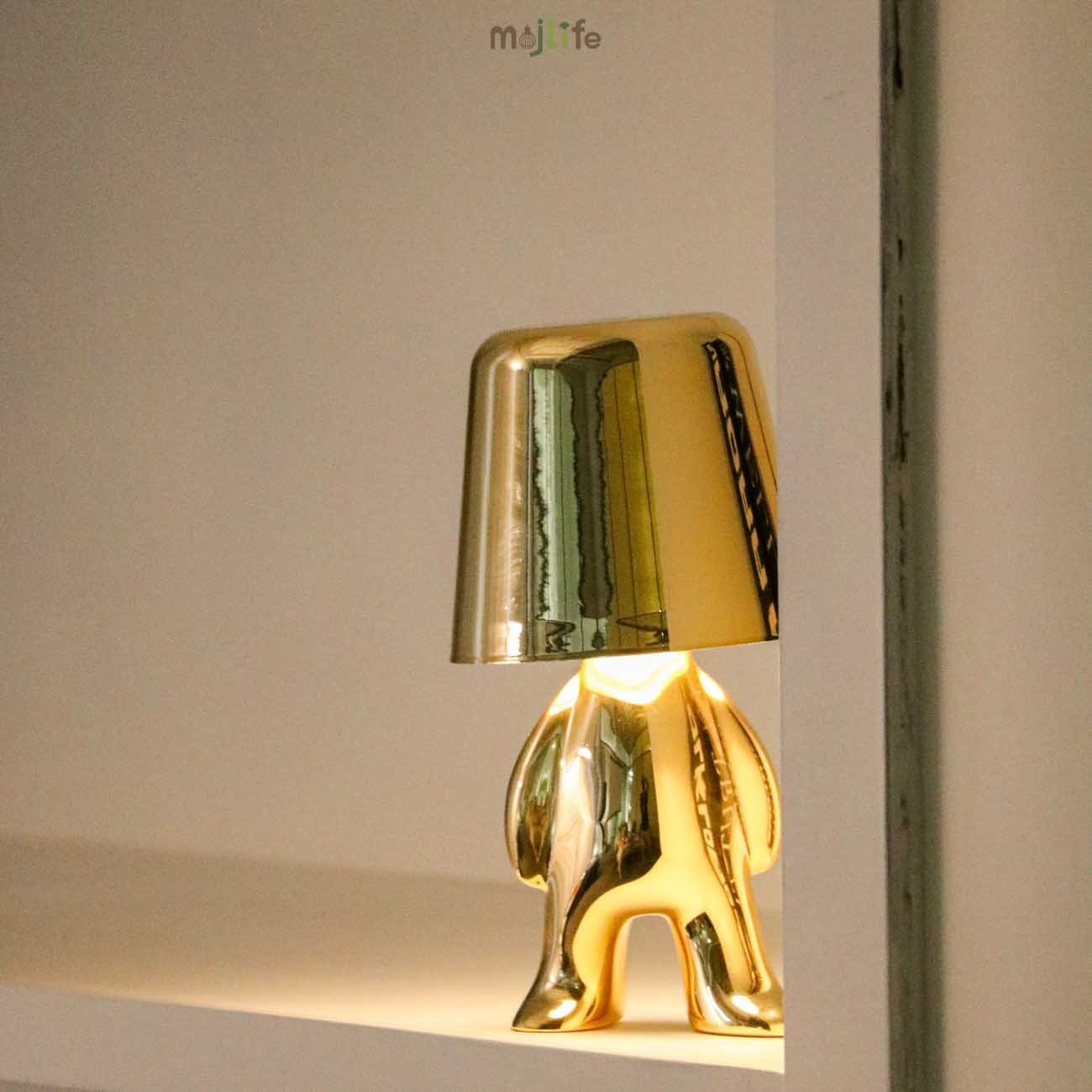 Golden Thinker LED Rechargeable Touch Night Lamp