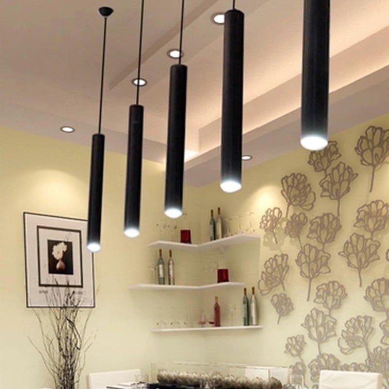 Modern Tube Pendant Lamp