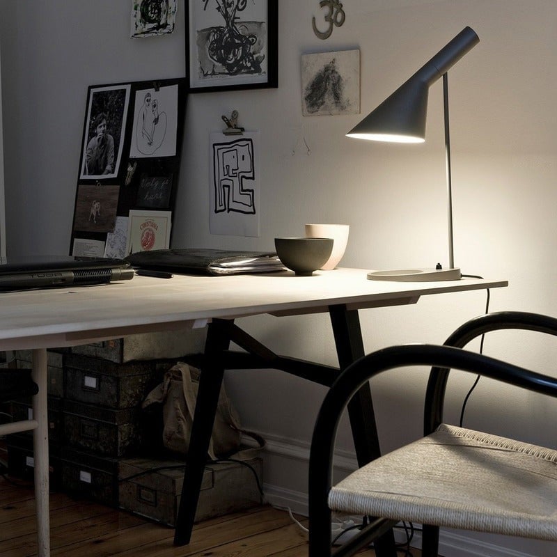 Classic Directional Asymmetrical Metal Table Lamp