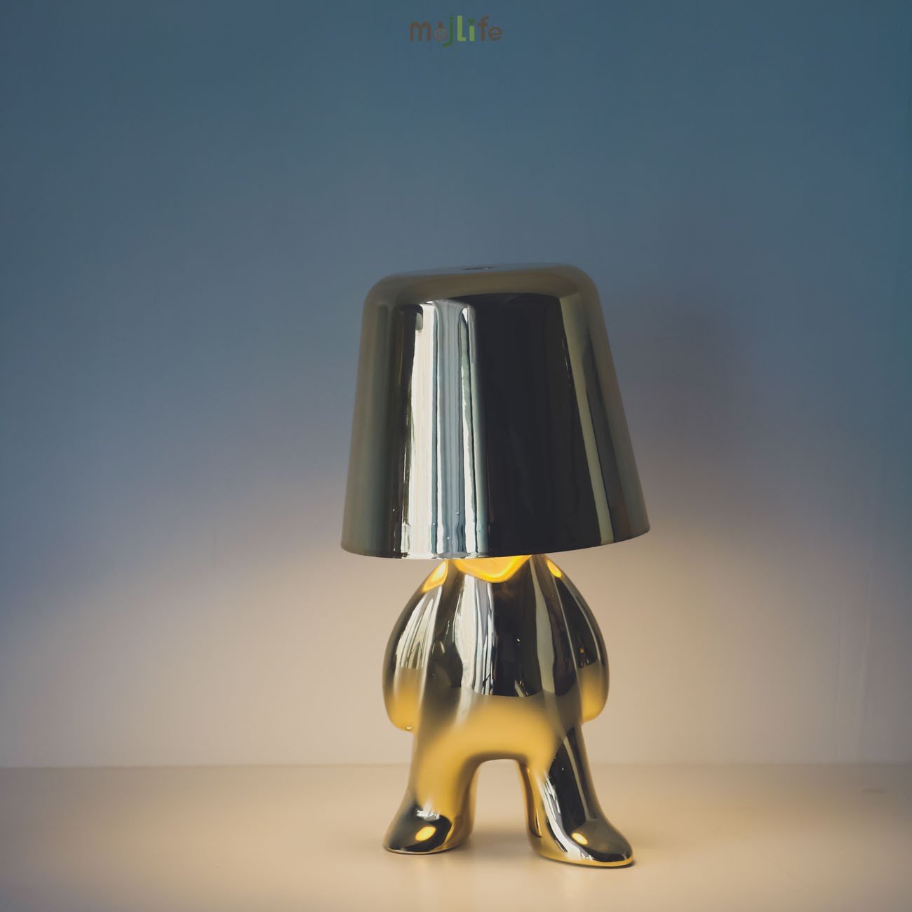 Golden Thinker LED Rechargeable Touch Night Lamp