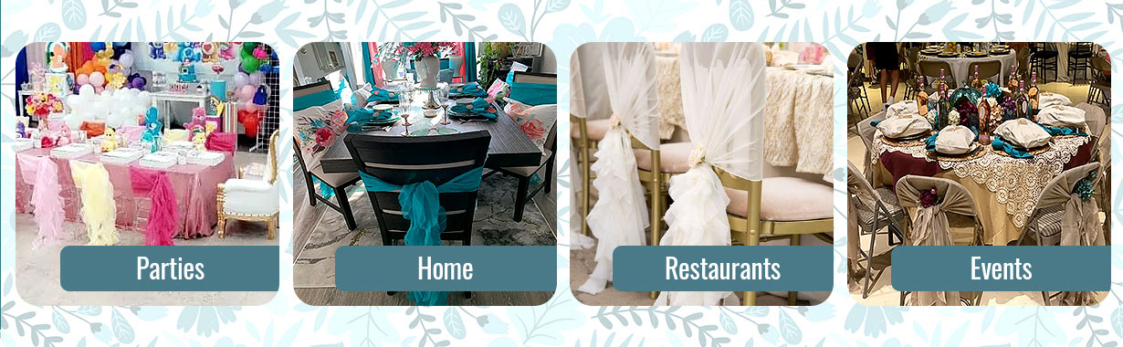 chair sashes decoration