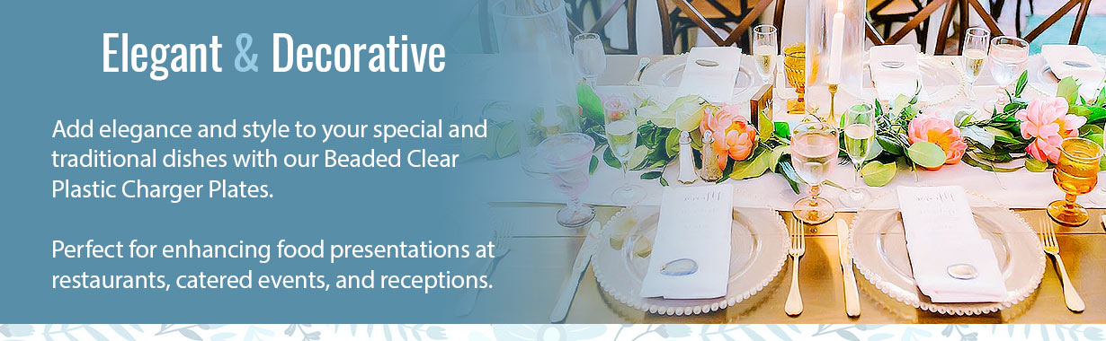 how to decorate charger plates