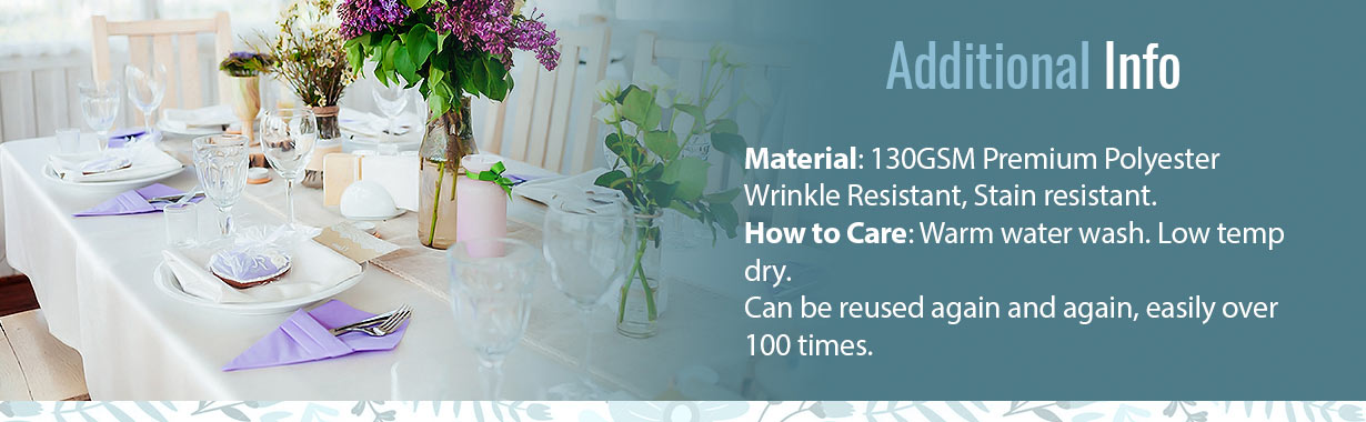 polyester table cover